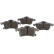 Brake Pad Set, disc brake PA-0073AF Japanparts