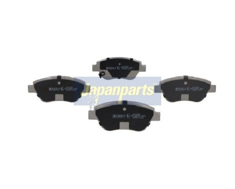 Brake Pad Set, disc brake PA-0075AF Japanparts