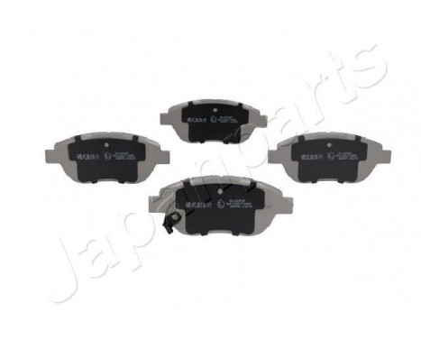 Brake Pad Set, disc brake PA-0076AF Japanparts