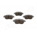 Brake Pad Set, disc brake PA-0076AF Japanparts, Thumbnail 2