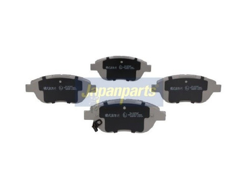 Brake Pad Set, disc brake PA-0076AF Japanparts