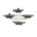 Brake Pad Set, disc brake PA-0079AF Japanparts, Thumbnail 3