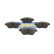 Brake Pad Set, disc brake PA-0080AF Japanparts, Thumbnail 2