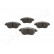 Brake Pad Set, disc brake PA-0080AF Japanparts, Thumbnail 2