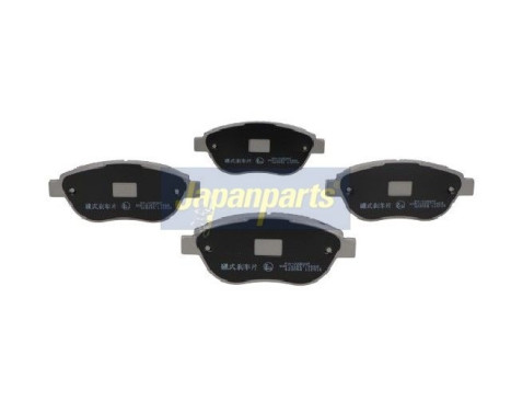 Brake Pad Set, disc brake PA-0080AF Japanparts