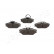 Brake Pad Set, disc brake PA-0081AF Japanparts, Thumbnail 2