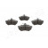 Brake Pad Set, disc brake PA-0082AF Japanparts, Thumbnail 2