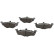 Brake Pad Set, disc brake PA-0085AF Japanparts