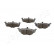 Brake Pad Set, disc brake PA-0086AF Japanparts