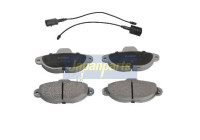 Brake Pad Set, disc brake PA-0087AF Japanparts