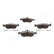 Brake Pad Set, disc brake PA-0090AF Japanparts