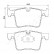 Brake Pad Set, disc brake PA-0106AF Japanparts, Thumbnail 2