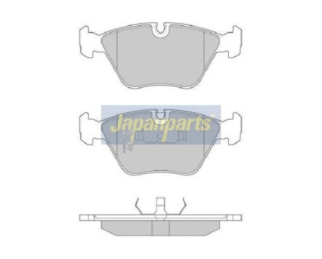 Brake Pad Set, disc brake PA-0111AF Japanparts, Image 2