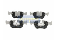 Brake Pad Set, disc brake PA-0119AF Japanparts