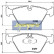 Brake Pad Set, disc brake PA-0120AF Japanparts, Thumbnail 2