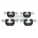 Brake Pad Set, disc brake PA-0121AF Japanparts