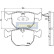 Brake Pad Set, disc brake PA-0121AF Japanparts, Thumbnail 2