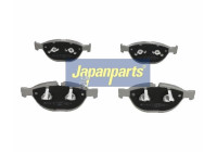 Brake Pad Set, disc brake PA-0122AF Japanparts