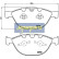 Brake Pad Set, disc brake PA-0122AF Japanparts, Thumbnail 2