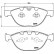 Brake Pad Set, disc brake PA-0122AF Japanparts, Thumbnail 2