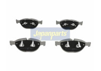 Brake Pad Set, disc brake PA-0122AF Japanparts