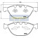 Brake Pad Set, disc brake PA-0122AF Japanparts, Thumbnail 2