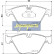 Brake Pad Set, disc brake PA-0126AF Japanparts, Thumbnail 2