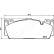 Brake Pad Set, disc brake PA-0127AF Japanparts, Thumbnail 2