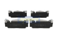 Brake Pad Set, disc brake PA-0127AF Japanparts