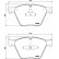 Brake Pad Set, disc brake PA-0129AF Japanparts, Thumbnail 2
