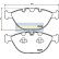 Brake Pad Set, disc brake PA-0131AF Japanparts, Thumbnail 2