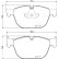 Brake Pad Set, disc brake PA-0132AF Japanparts, Thumbnail 2