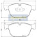 Brake Pad Set, disc brake PA-0132AF Japanparts, Thumbnail 2