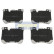 Brake Pad Set, disc brake PA-0133AF Japanparts
