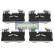 Brake Pad Set, disc brake PA-0137AF Japanparts