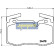 Brake Pad Set, disc brake PA-0137AF Japanparts, Thumbnail 2