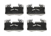 Brake Pad Set, disc brake PA-0137AF Japanparts