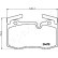 Brake Pad Set, disc brake PA-0137AF Japanparts, Thumbnail 2