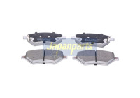 Brake pad set, disc brake PA-0163AF Japanparts