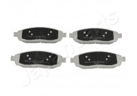 Brake Pad Set, disc brake PA-018AF Japanparts