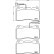 Brake Pad Set, disc brake PA-0204AF Japanparts, Thumbnail 2