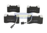 Brake Pad Set, disc brake PA-0204AF Japanparts