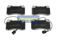 Brake Pad Set, disc brake PA-0207AF Japanparts