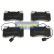 Brake Pad Set, disc brake PA-0207AF Japanparts
