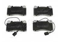 Brake Pad Set, disc brake PA-0207AF Japanparts