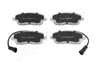 Brake Pad Set, disc brake PA-0220AF Japanparts