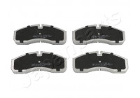 Brake Pad Set, disc brake PA-0233AF Japanparts