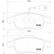 Brake Pad Set, disc brake PA-0243AF Japanparts, Thumbnail 2