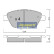Brake Pad Set, disc brake PA-0248AF Japanparts, Thumbnail 2