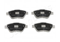 Brake Pad Set, disc brake PA-0248AF Japanparts